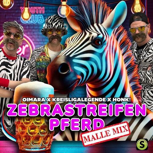 Zebrastreifenpferd (Malle Mix)