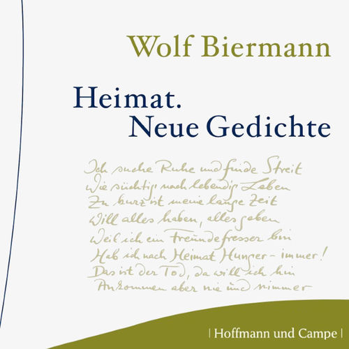 Heimat. Neue Gedichte - Lesung