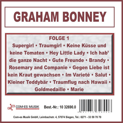Graham Bonney, Folge 1
