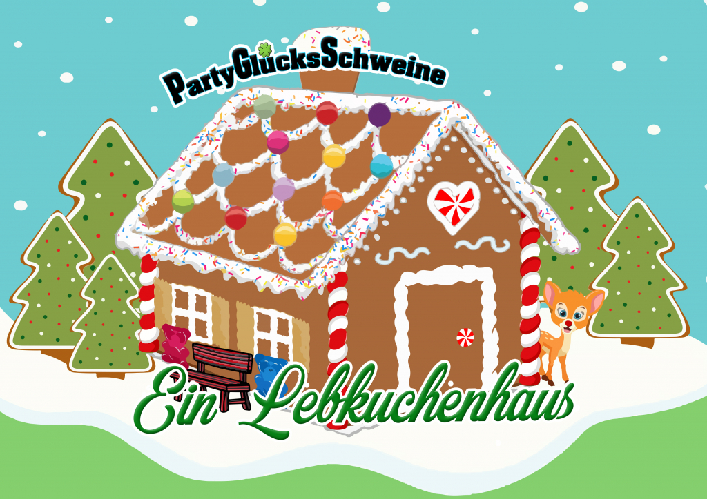 PartyGlücksSchweine - Ein Lebkuchenhaus