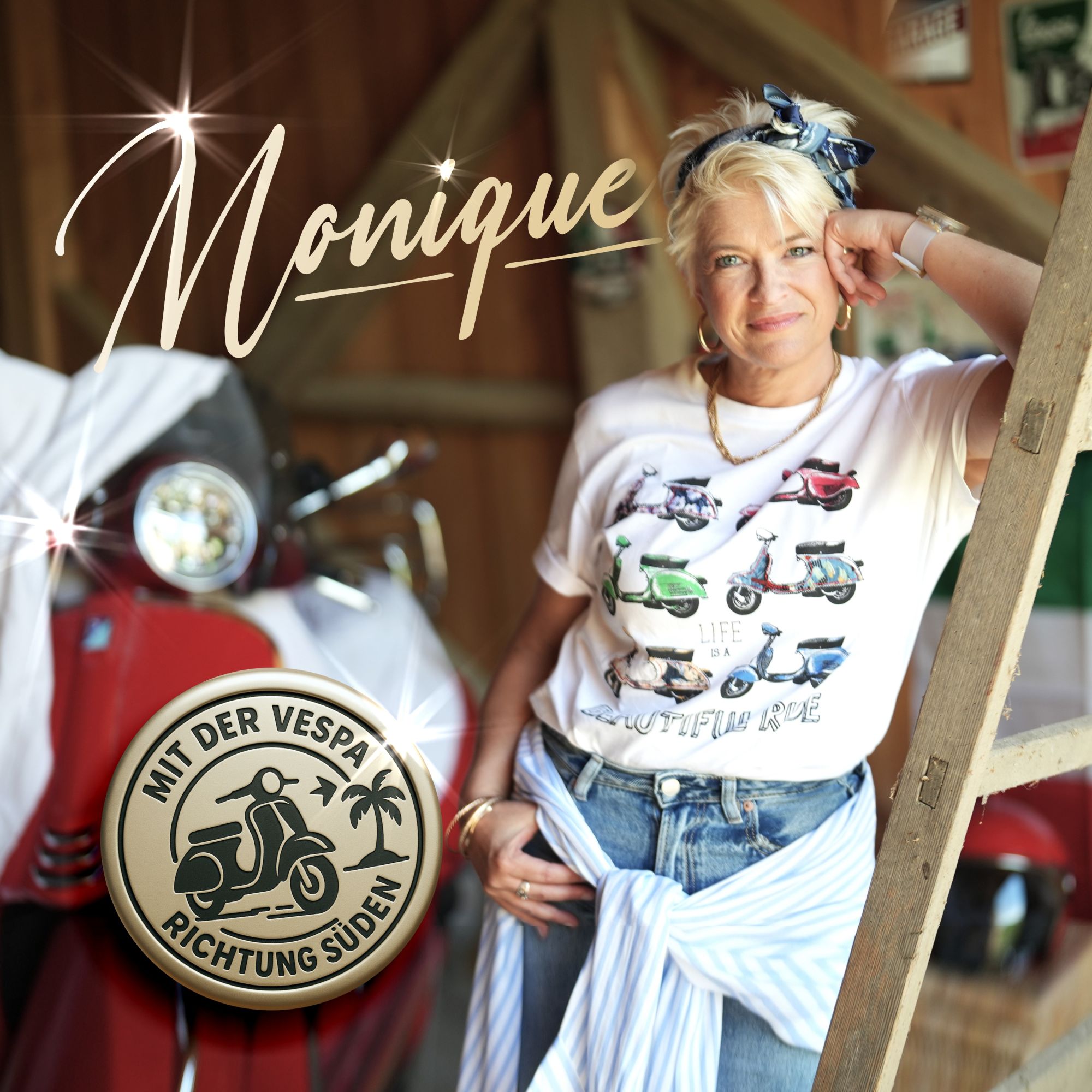 Monique - Mit der Vespa Richtung Süden
