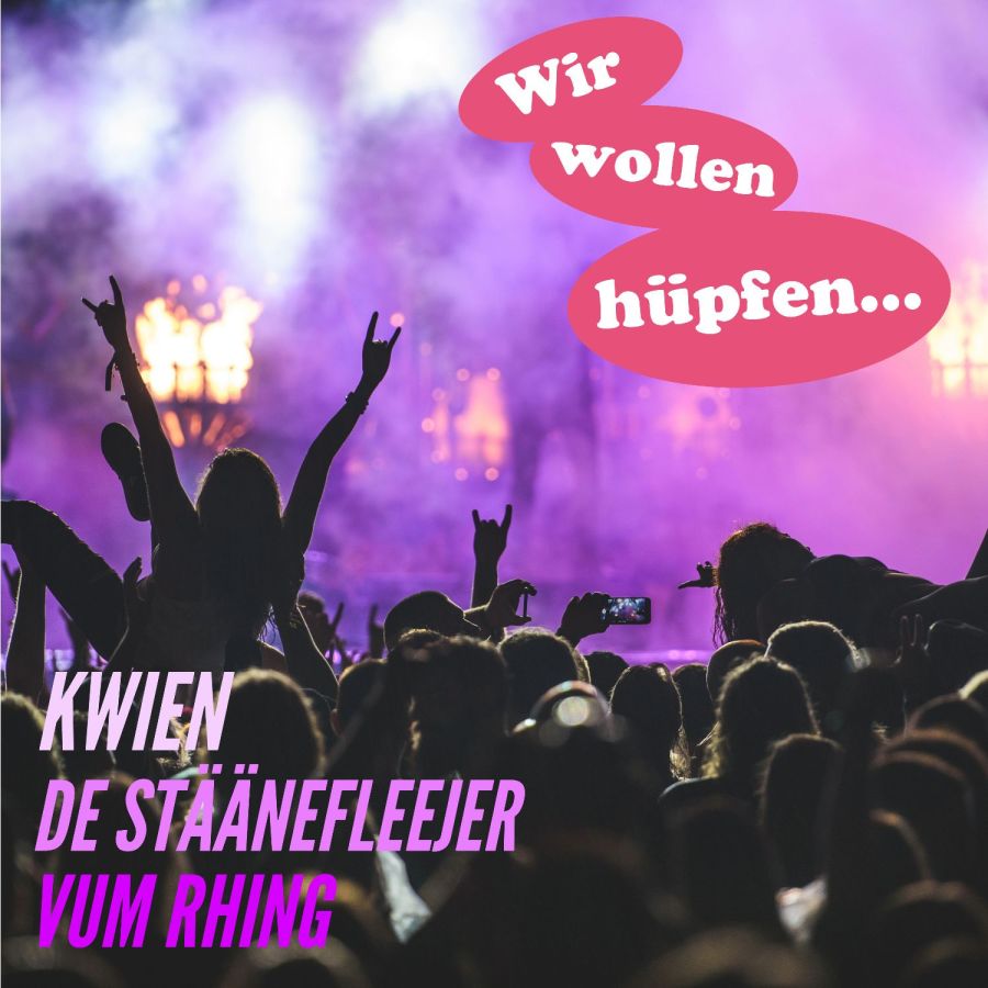 KWIEN - De Stäänefleejer vum Rhing - Wir wollen hüpfen